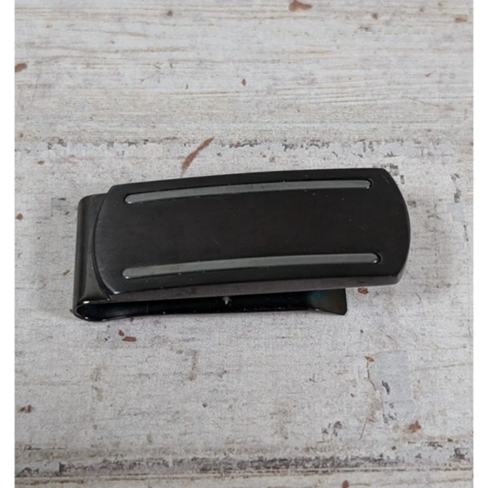Sleek Black Money Clip